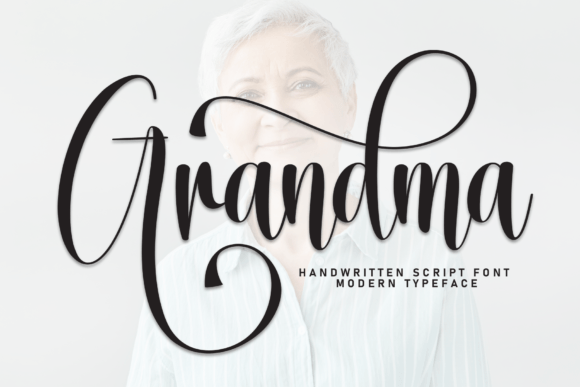 Whimsical handwritten font with warm playful lettering for family and handmade projects