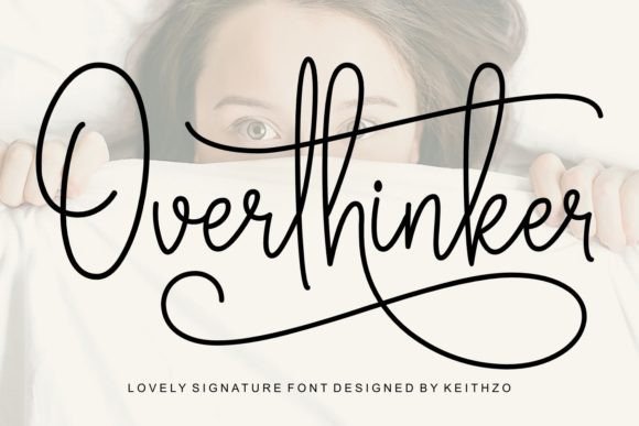 Elegant signature font for wedding signs, boutique branding and welcome boards