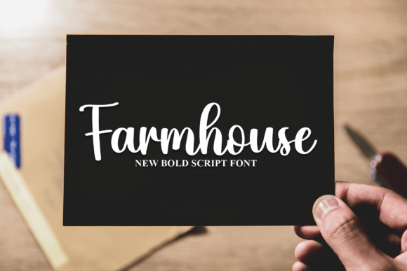 Thick handwritten font with bold rounded lettering for signs and creative projects